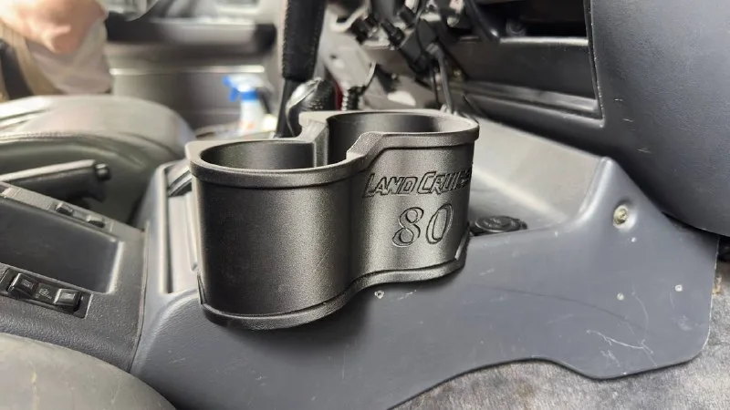 Подстаканник для Toyota Land Cruiser 80: скан, модель и печать — фото 4